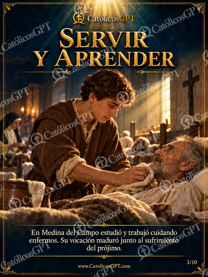 Imagen católica de San Juan de la Cruz 03 SERVIR Y APRENDER — Santos y arcángeles