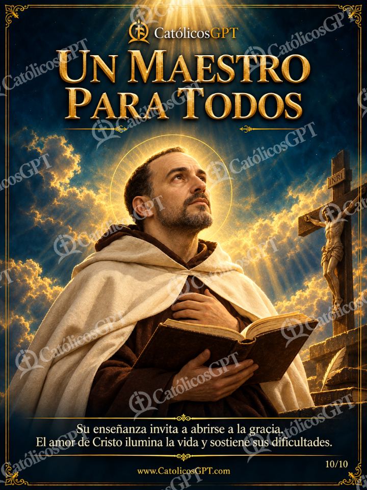 Imagen católica de San Juan de la Cruz 10 UN MAESTRO PARA TODOS — Santos y arcángeles