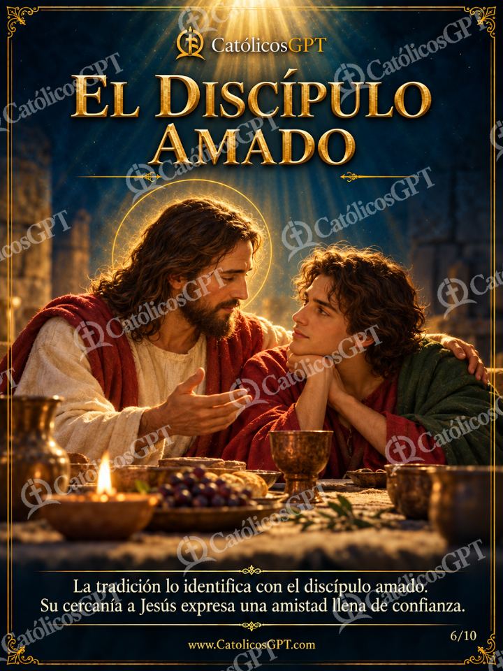 Imagen católica de San Juan Evangelista 06 EL DISCIPULO AMADO — Santos y arcángeles