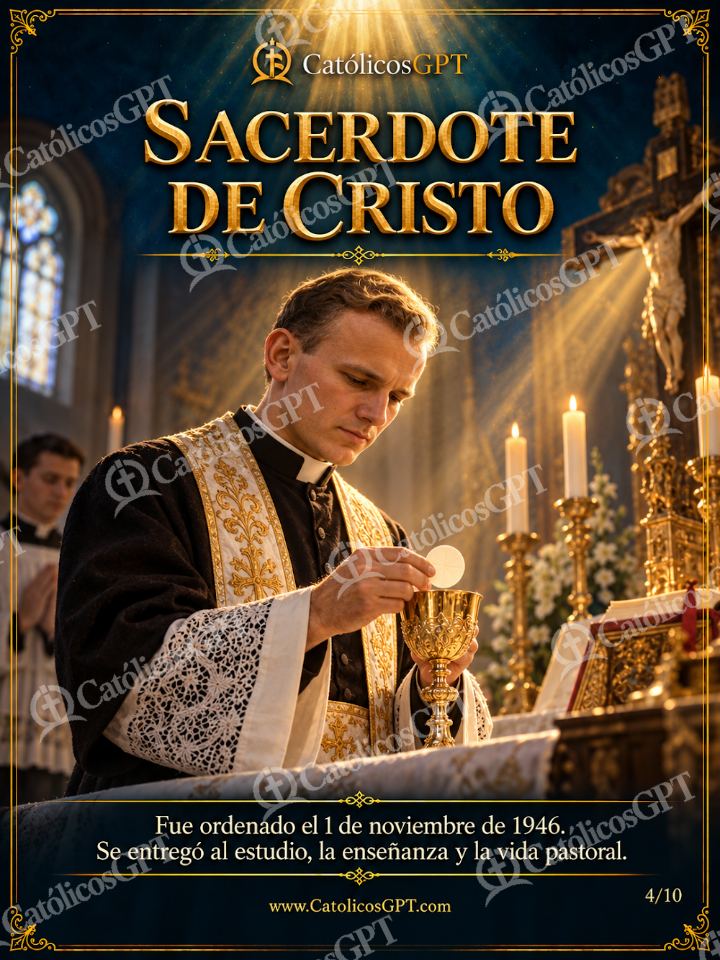 Imagen católica de San Juan Pablo II 04 SACERDOTE DE CRISTO — Santos y arcángeles