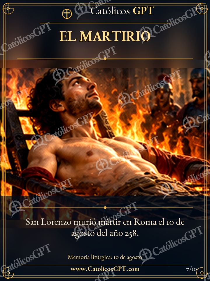 Imagen católica de San Lorenzo 07 de 10 — Santos y arcángeles