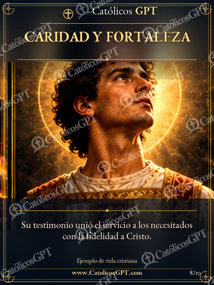 Imagen católica de San Lorenzo 08 de 10 — Santos y arcángeles
