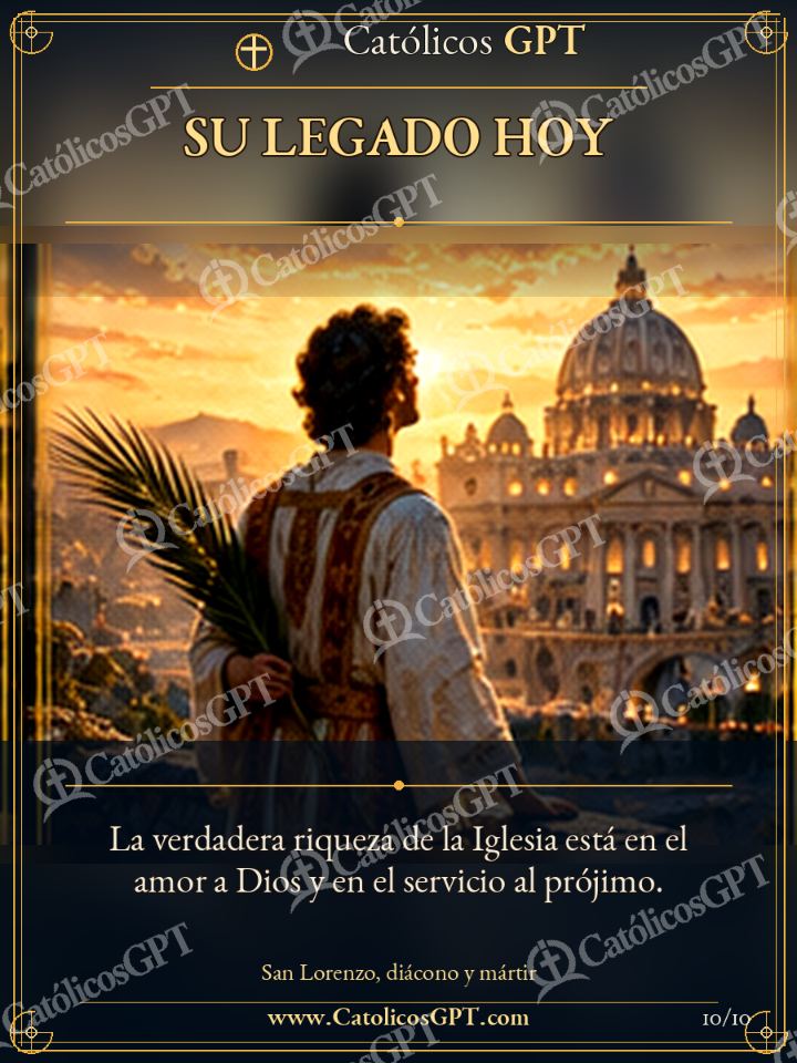 Imagen católica de San Lorenzo 10 de 10 — Santos y arcángeles