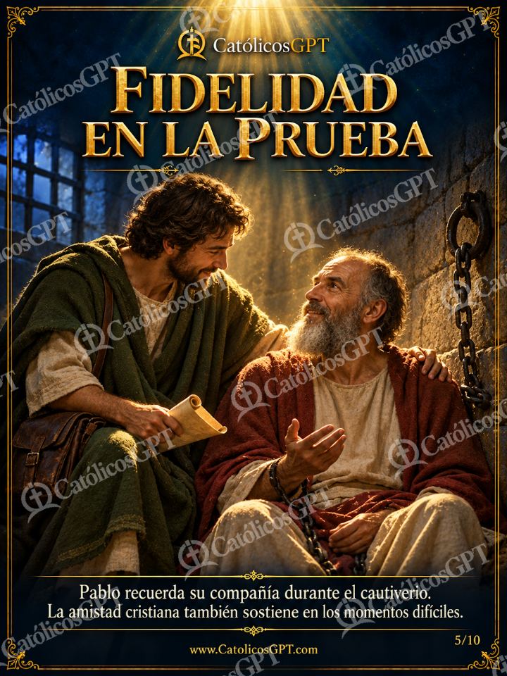 Imagen católica de San Lucas Evangelista 05 FIDELIDAD EN LA PRUEBA — Santos y arcángeles