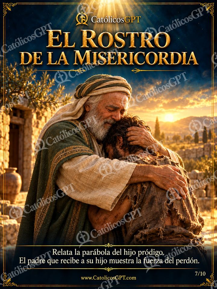 Imagen católica de San Lucas Evangelista 07 EL ROSTRO DE LA MISERICORDIA — Santos y arcángeles