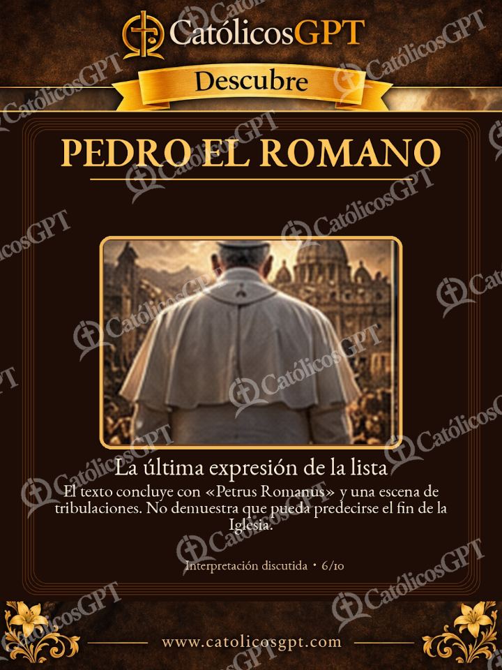 Imagen católica de San Malaquias Profecia Papas pedro-el-romano — Vidas de Santos
