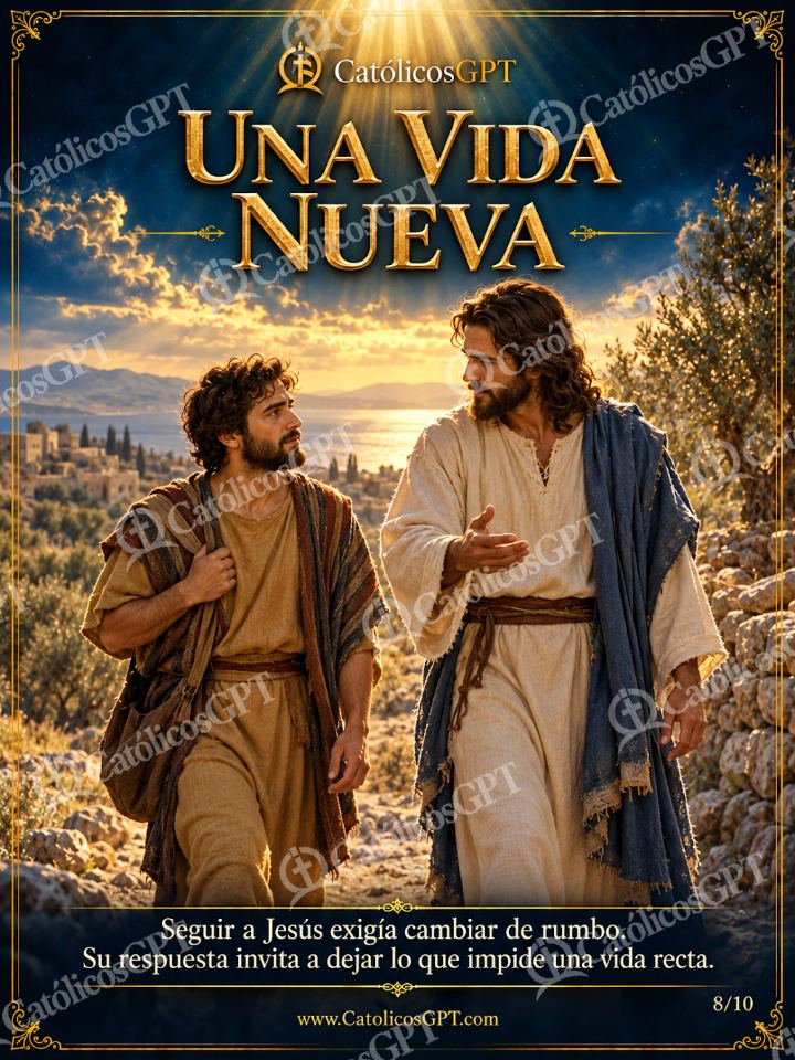 Imagen católica de San Mateo Apostol y Evangelista 08 UNA VIDA NUEVA — Santos y arcángeles