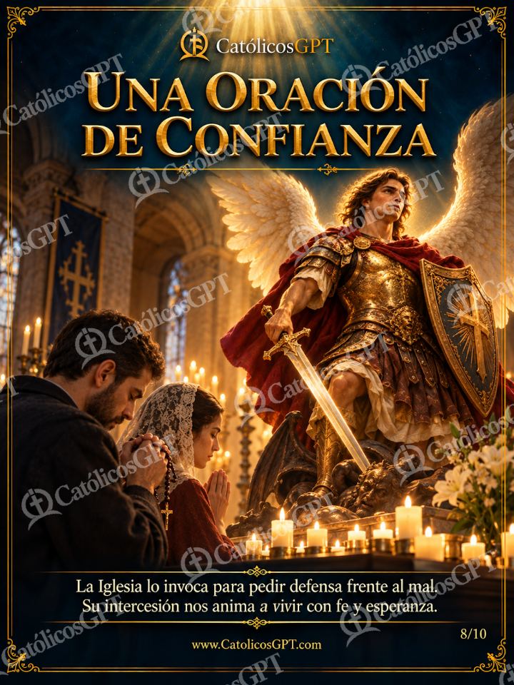 Imagen católica de San Miguel Arcangel 08 UNA ORACION DE CONFIANZA — Oración y devociones