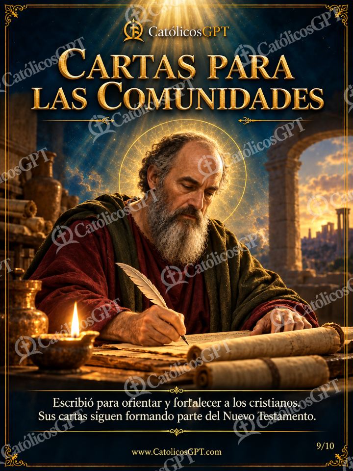 Imagen católica de San Pablo Apostol 09 CARTAS PARA LAS COMUNIDADES — Santos y arcángeles