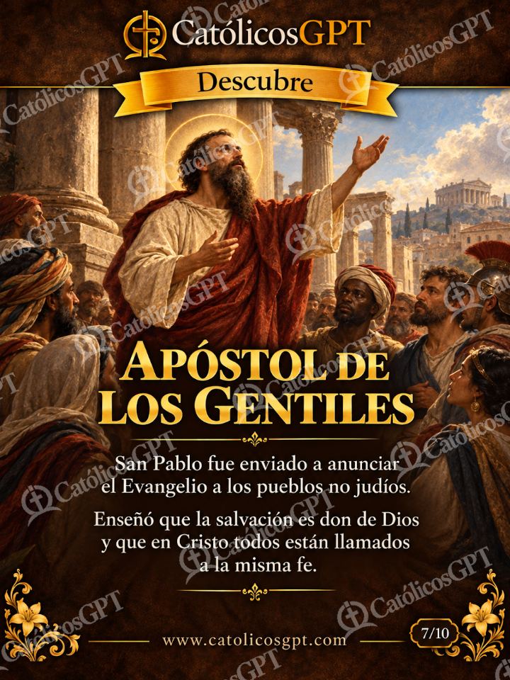 Imagen católica de San pablo apóstol de los gentiles — Vidas de Santos