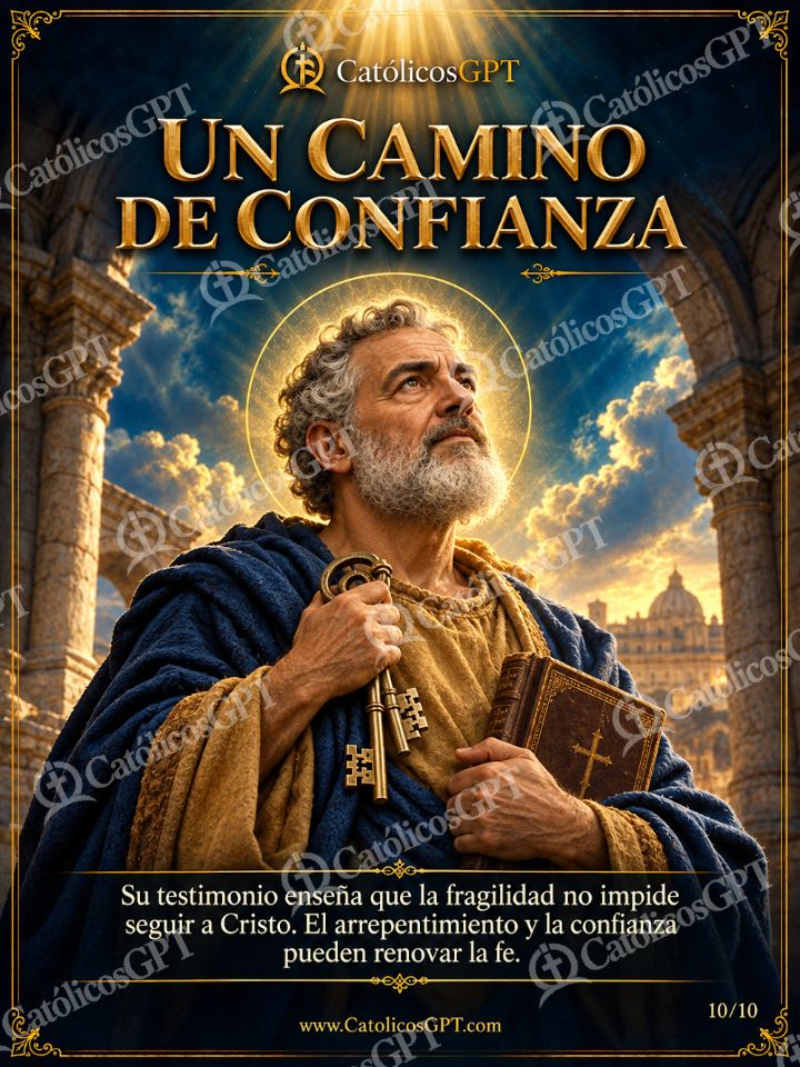 Imagen católica de San Pedro Apostol 10 UN CAMINO DE CONFIANZA — Santos y arcángeles