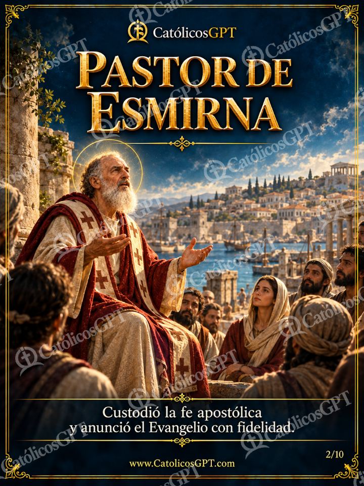 Imagen católica de San Policarpo 02 de 10 — Santos y arcángeles