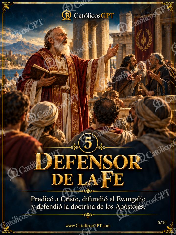 Imagen católica de San Policarpo 05 de 10 — Santos y arcángeles