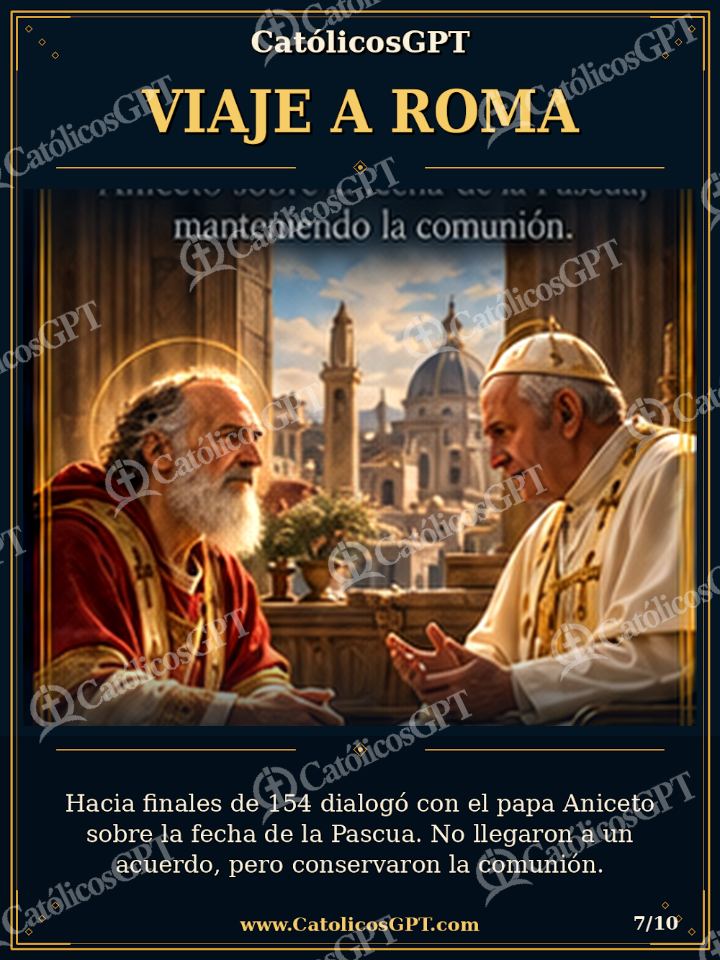 Imagen católica de San Policarpo 07 de 10 — Santos y arcángeles