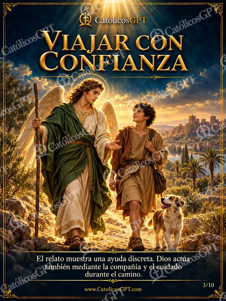 Imagen católica de San Rafael Arcangel 03 VIAJAR CON CONFIANZA — Santos y arcángeles