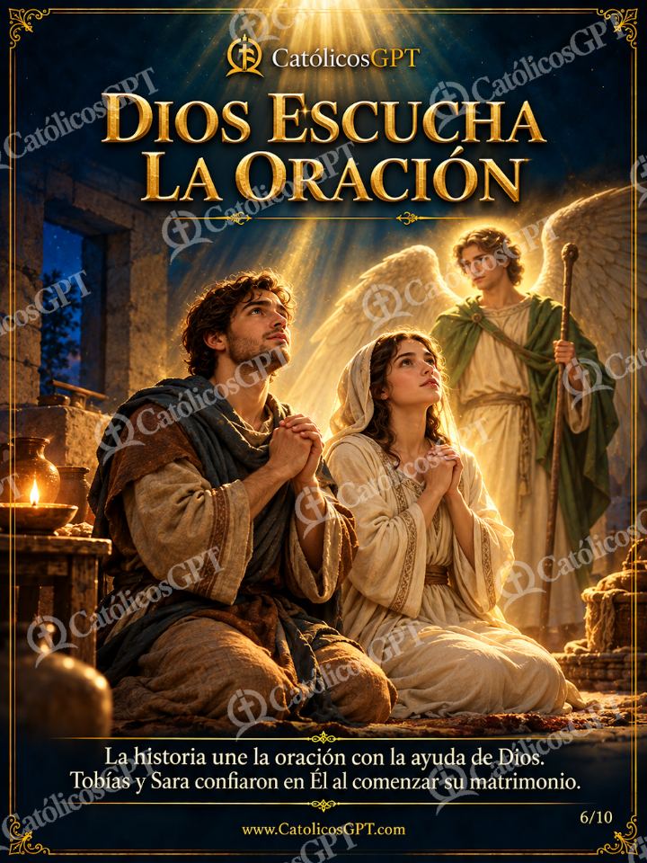 Imagen católica de San Rafael Arcangel 06 DIOS ESCUCHA LA ORACION — Oración y devociones