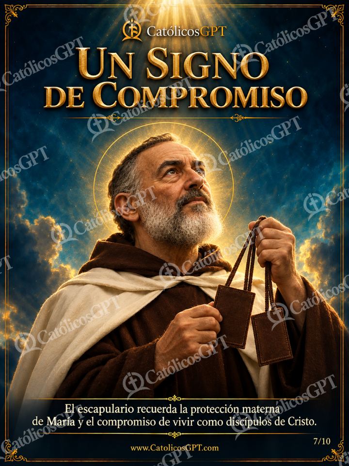 Imagen católica de San Simon Stock 07 UN SIGNO DE COMPROMISO — Santos y arcángeles