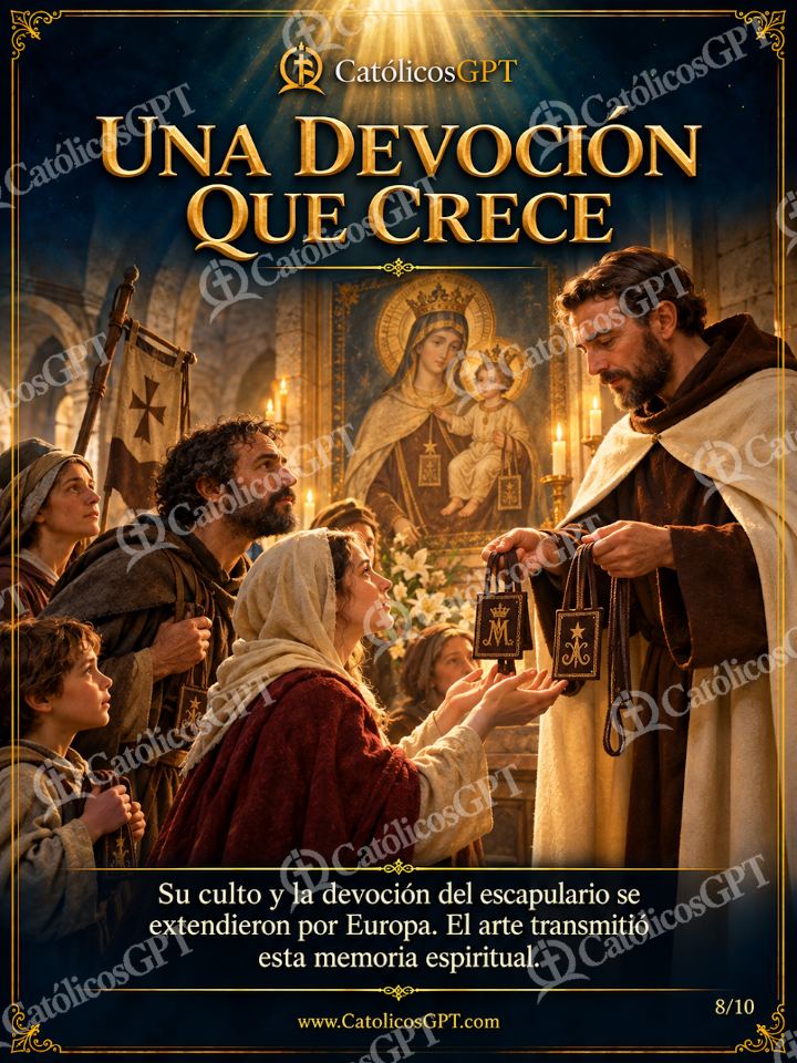 Imagen católica de San Simon Stock 08 UNA DEVOCION QUE CRECE — Oración y devociones