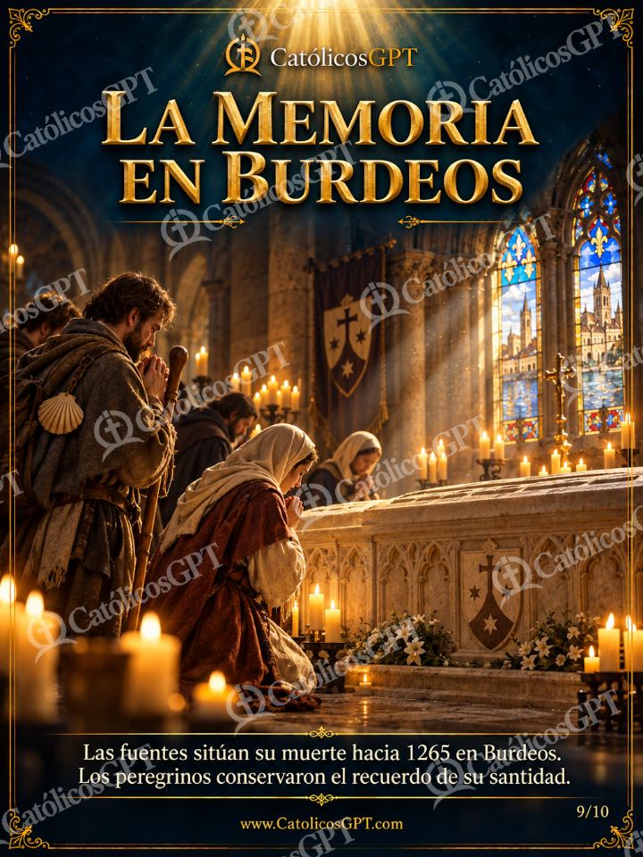 Imagen católica de San Simon Stock 09 LA MEMORIA EN BURDEOS — Santos y arcángeles