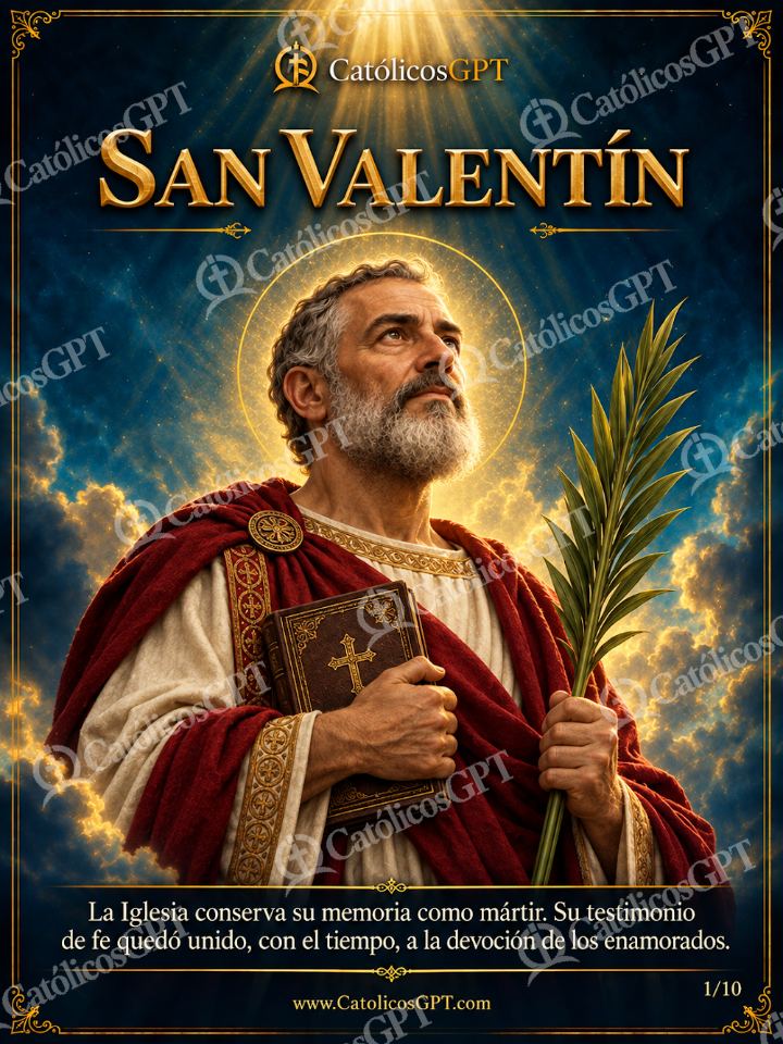 Imagen católica de San Valentin 01 SAN VALENTIN — Santos y arcángeles