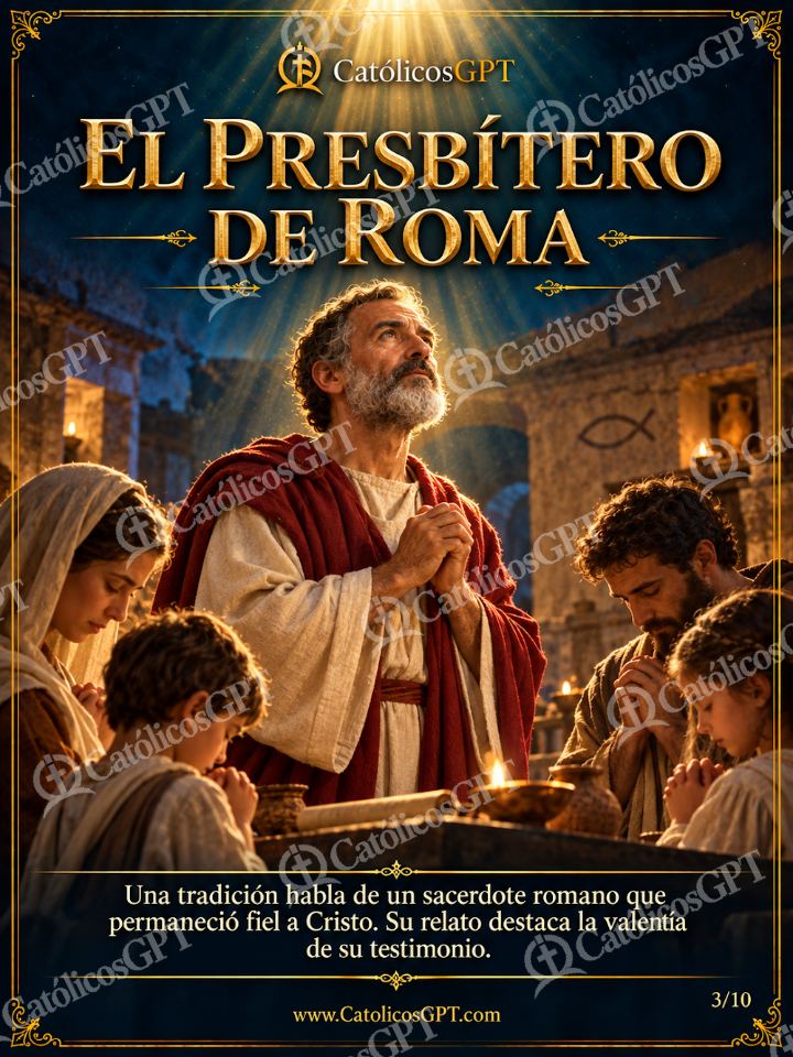 Imagen católica de San Valentin 03 EL PRESBITERO DE ROMA — Santos y arcángeles