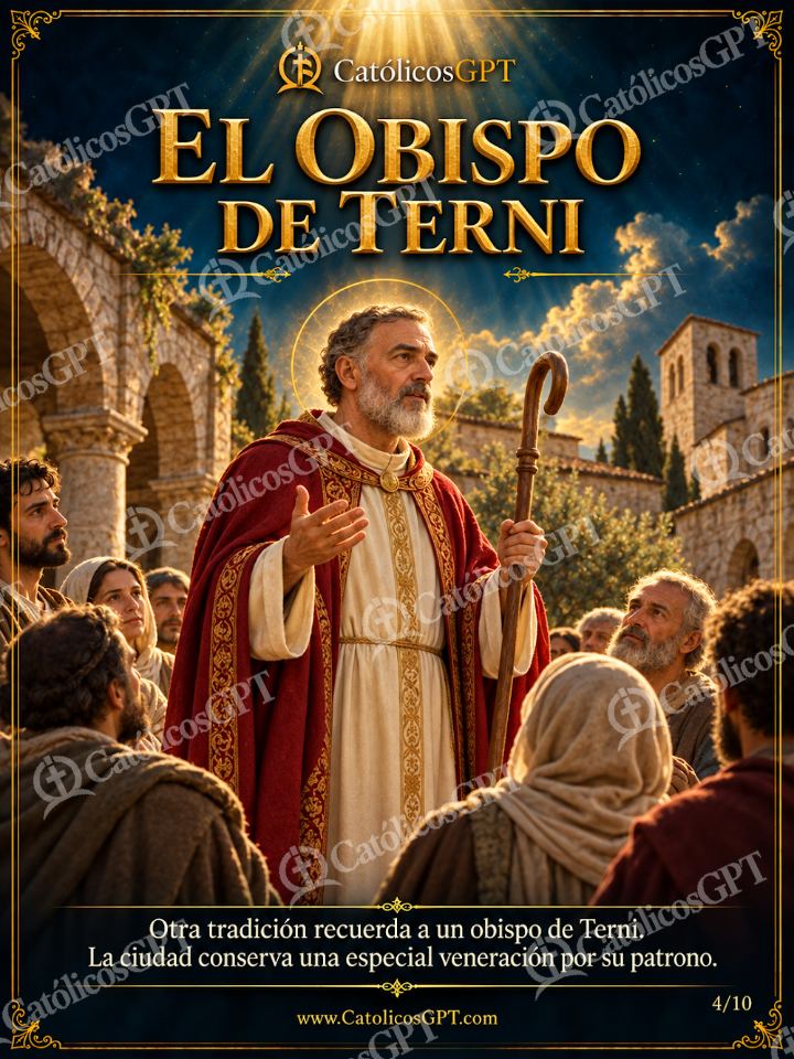 Imagen católica de San Valentin 04 EL OBISPO DE TERNI — Santos y arcángeles
