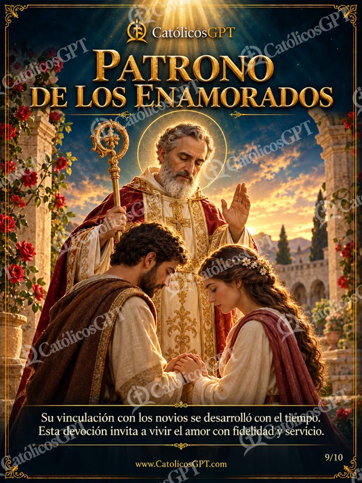 Imagen católica de San Valentin 09 PATRONO DE LOS ENAMORADOS — Santos y arcángeles