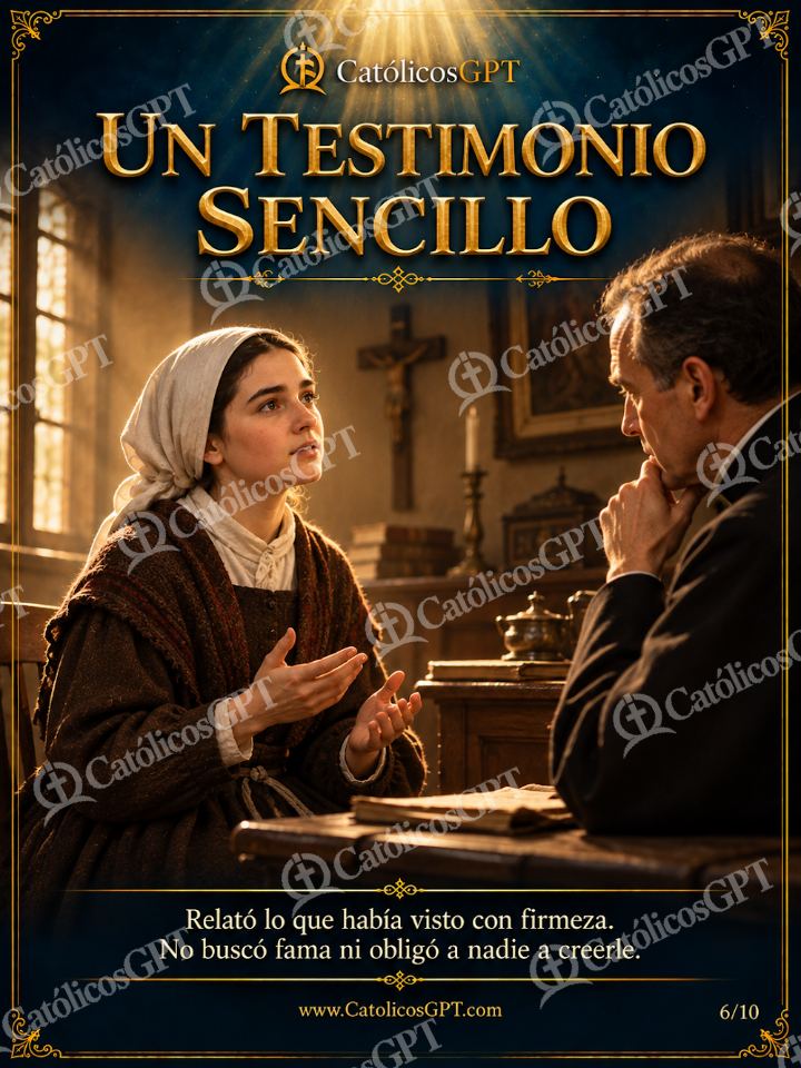 Imagen católica de Santa Bernardita Soubirous 06 UN TESTIMONIO SENCILLO — Santos y arcángeles