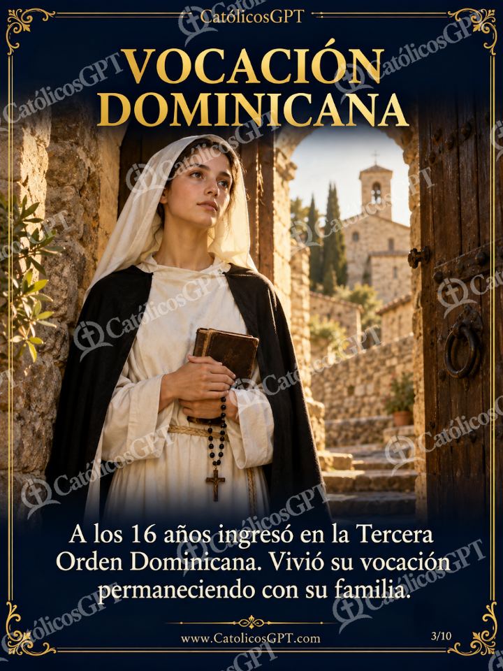 Imagen católica de Santa Catalina de Siena 03 de 10 — Santos y arcángeles