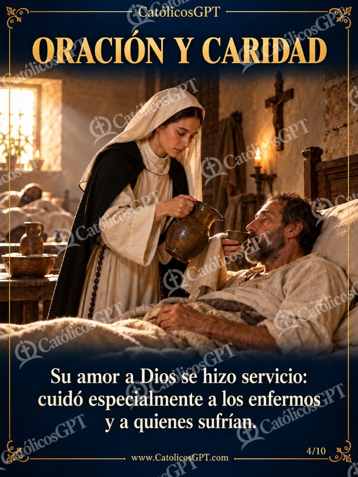 Imagen católica de Santa Catalina de Siena 04 de 10 — Santos y arcángeles