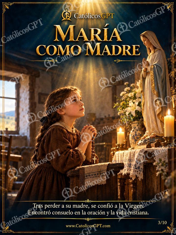 Imagen católica de Santa Catalina Laboure 03 MARIA COMO MADRE — Virgen María