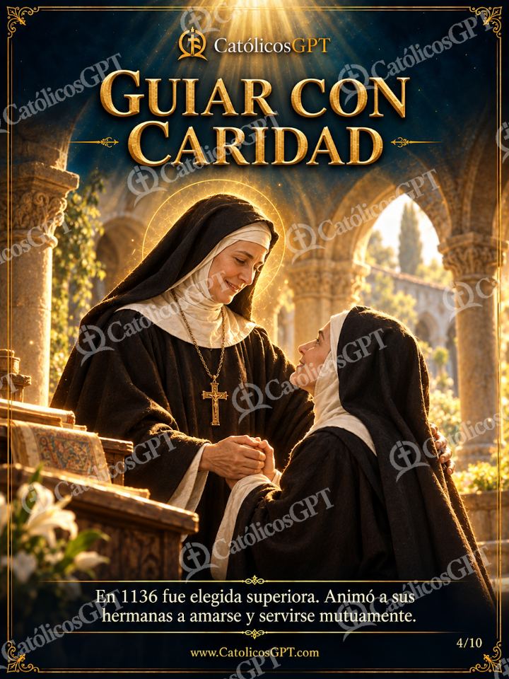 Imagen católica de Santa Hildegarda de Bingen 04 de 10 — Santos y arcángeles