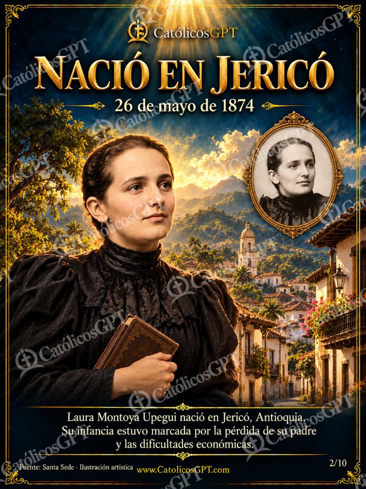 Imagen católica de Santa Laura Montoya - Biografia santidad y milagros - 02 de 10 — Vidas de Santos