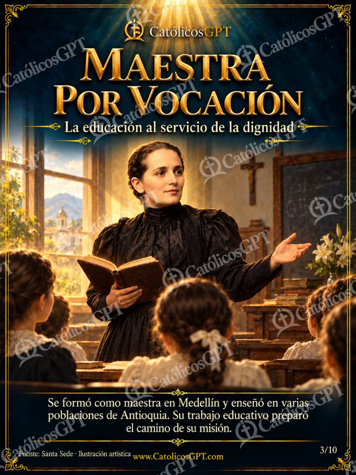 Imagen católica de Santa Laura Montoya - Biografia santidad y milagros - 03 de 10 — Vidas de Santos