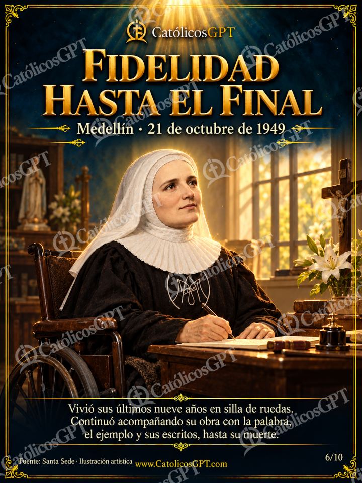 Imagen católica de Santa Laura Montoya - Biografia santidad y milagros - 06 de 10 — Vidas de Santos