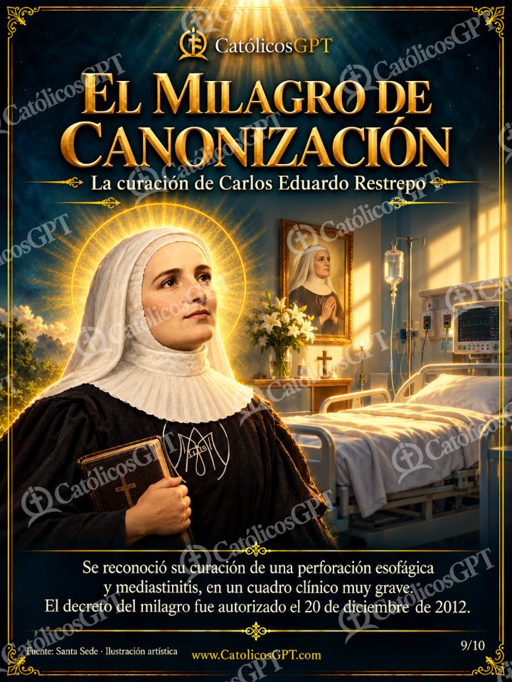 Imagen católica de Santa Laura Montoya - Biografia santidad y milagros - 09 de 10 — Vidas de Santos