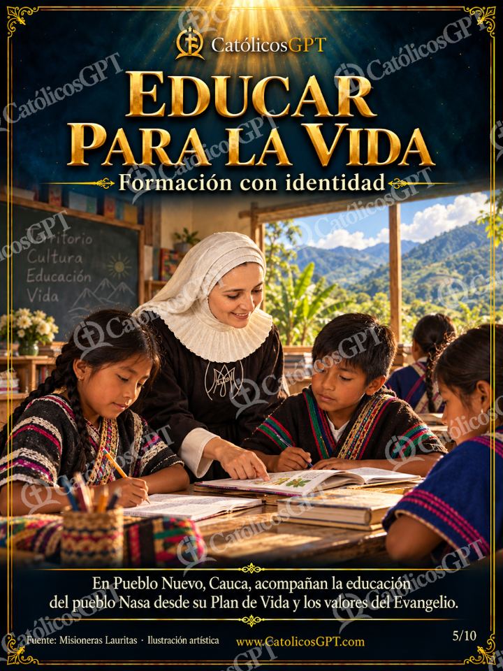 Imagen católica de Santa Laura Montoya - Misioneras Lauritas comunidad y obras - 05 de 10 — Vidas de Santos