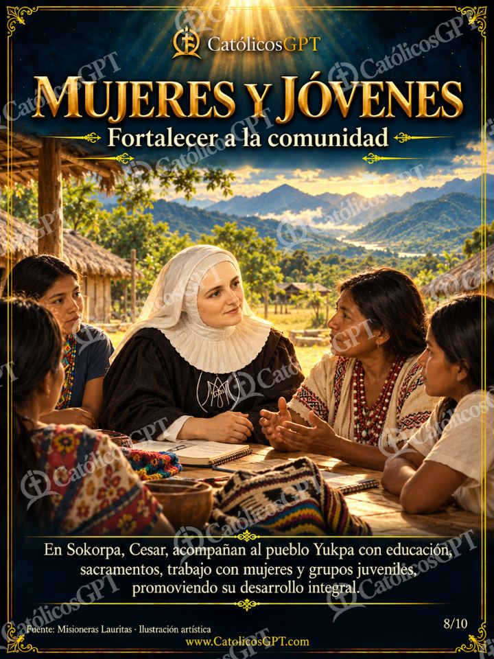 Imagen católica de Santa Laura Montoya - Misioneras Lauritas comunidad y obras - 08 de 10 — Vidas de Santos