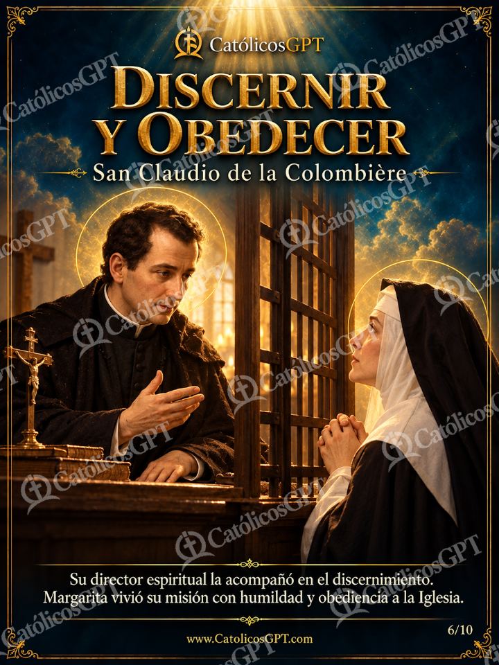 Imagen católica de Santa Margarita Maria Alacoque 06 CatolicosGPT — Santos y arcángeles