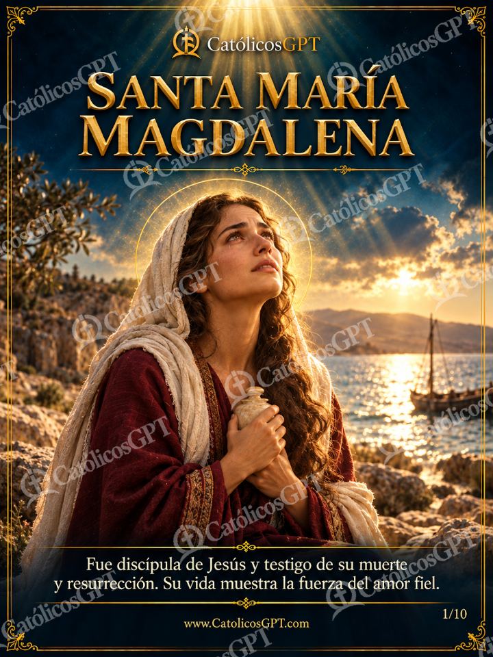 Imagen católica de Santa Maria Magdalena 01 SANTA MARIA MAGDALENA — Virgen María