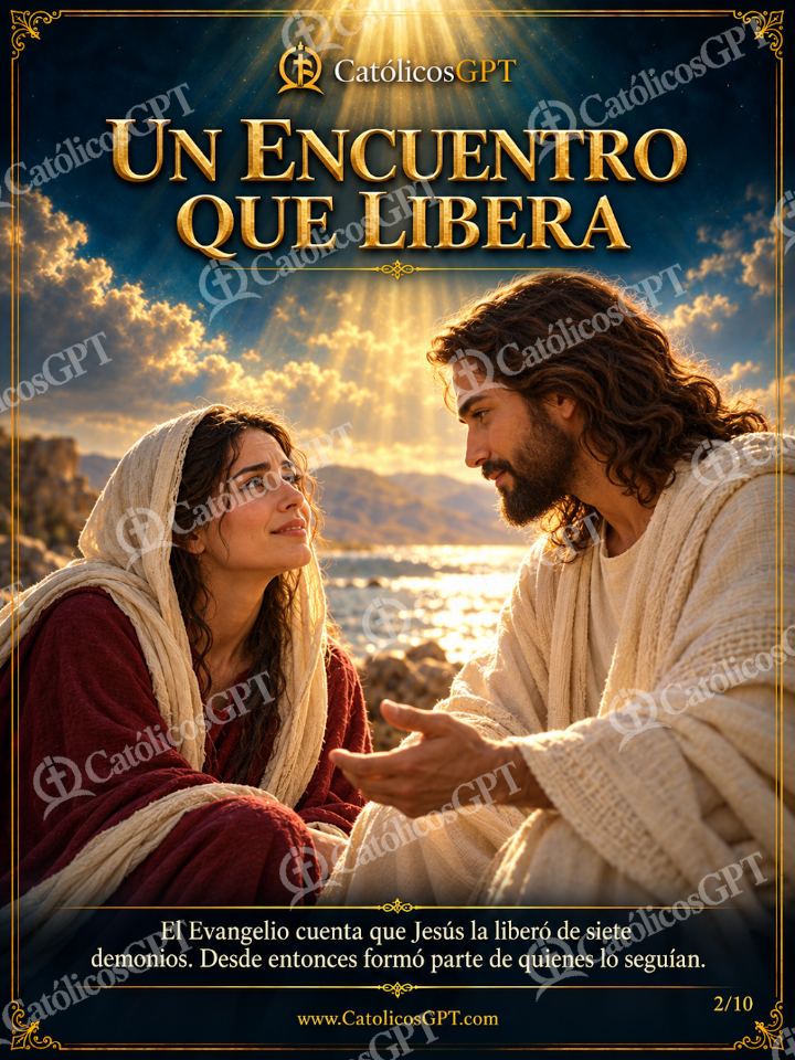 Imagen católica de Santa Maria Magdalena 02 UN ENCUENTRO QUE LIBERA — Virgen María