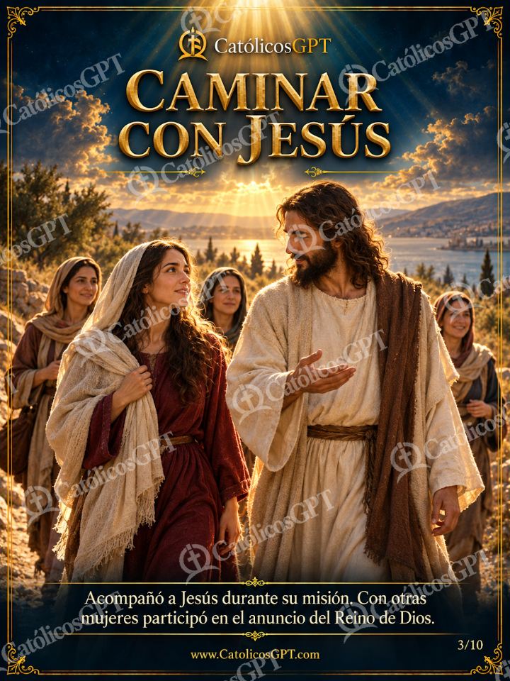 Imagen católica de Santa Maria Magdalena 03 CAMINAR CON JESUS — Virgen María