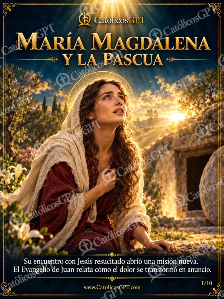Imagen católica de Santa Maria Magdalena Pascua 01 MARIA MAGDALENA Y LA PASCUA — Virgen María