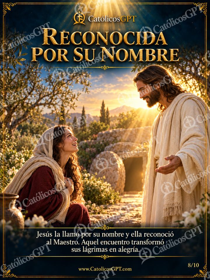 Imagen católica de Santa Maria Magdalena Pascua 08 RECONOCIDA POR SU NOMBRE — Virgen María