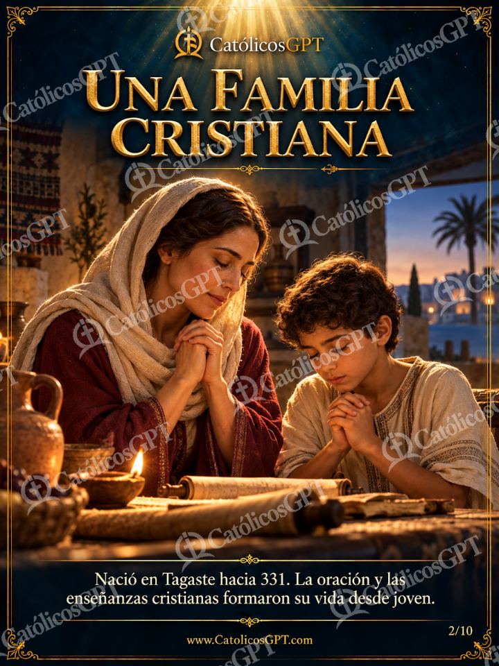 Imagen católica de Santa Monica 02 UNA FAMILIA CRISTIANA — Santos y arcángeles