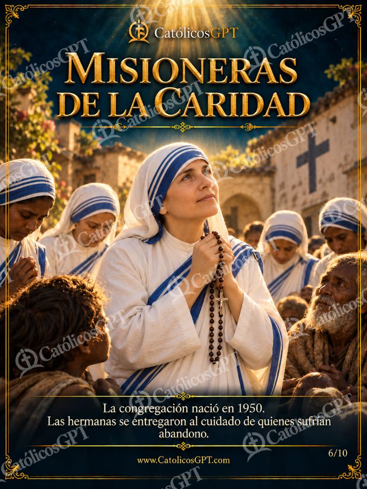 Imagen católica de Santa Teresa de Calcuta 06 MISIONERAS DE LA CARIDAD — Santos y arcángeles