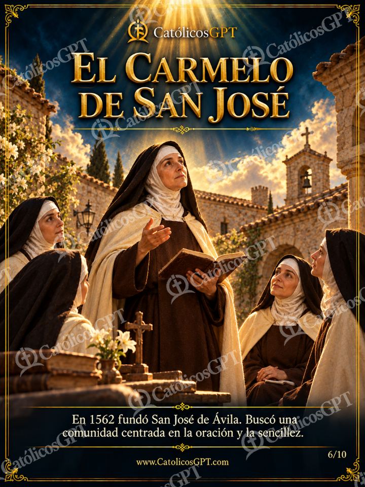 Imagen católica de Santa Teresa de Jesus 06 EL CARMELO DE SAN JOSE — Santos y arcángeles