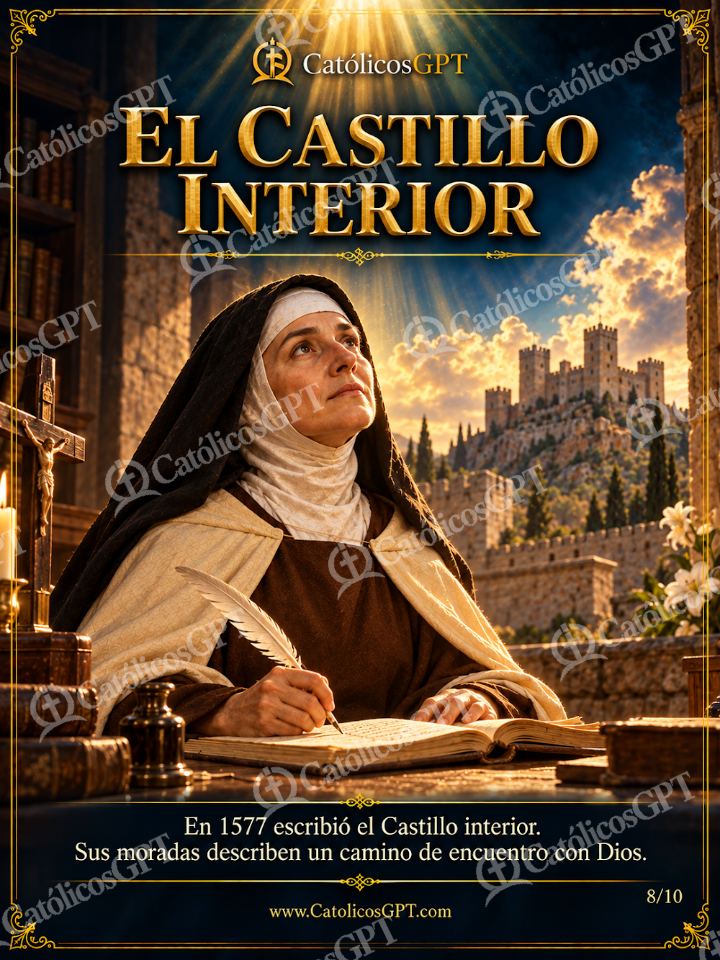Imagen católica de Santa Teresa de Jesus 08 EL CASTILLO INTERIOR — Santos y arcángeles