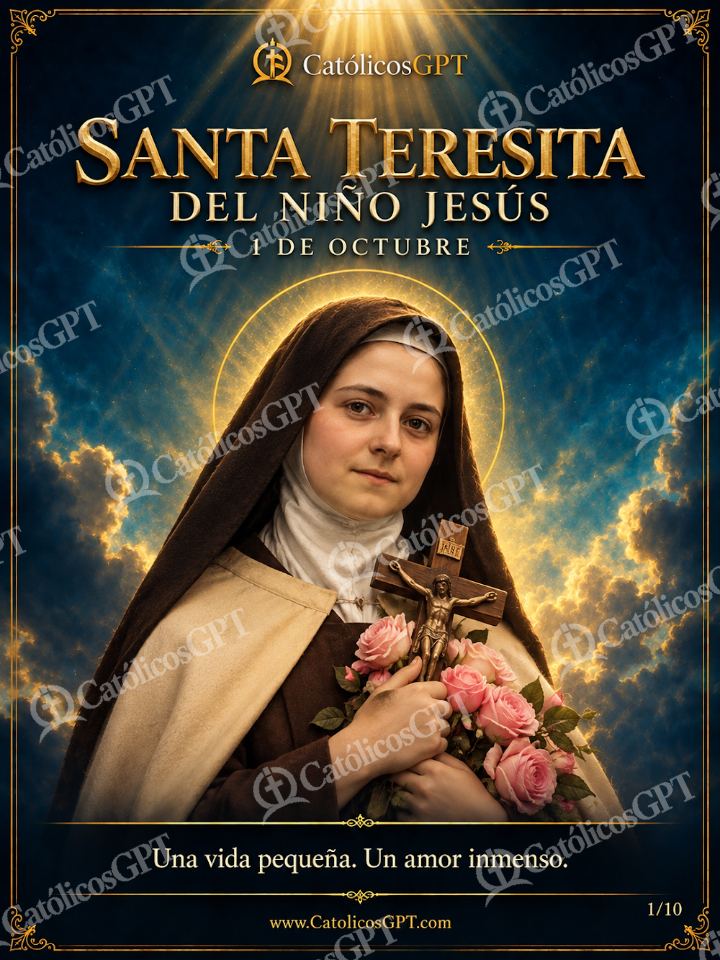 Imagen católica de Santa Teresita del Niño Jesús - Santa Teresita del Niño Jesús — Santos y arcángeles