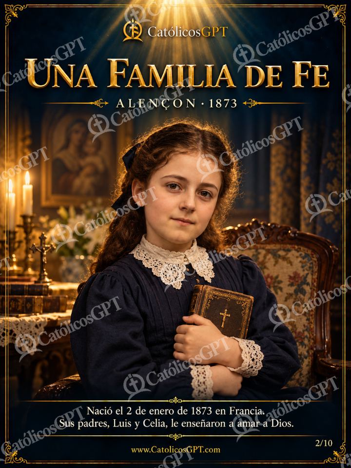 Imagen católica de Santa Teresita del Niño Jesús - Una familia de fe — Santos y arcángeles